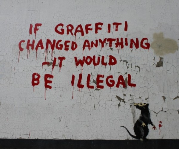 Graffiti illegal